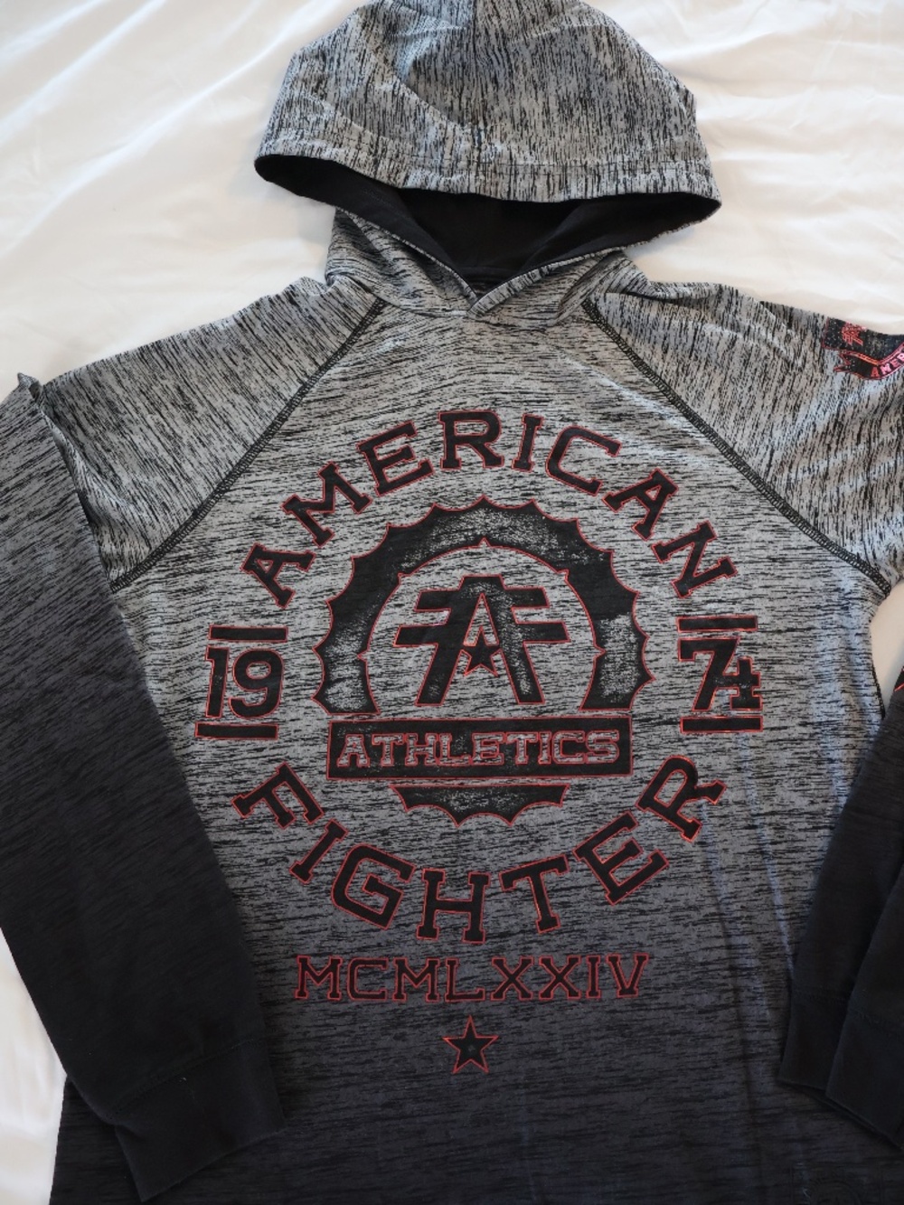 NWOT American Fighter hooded shirt